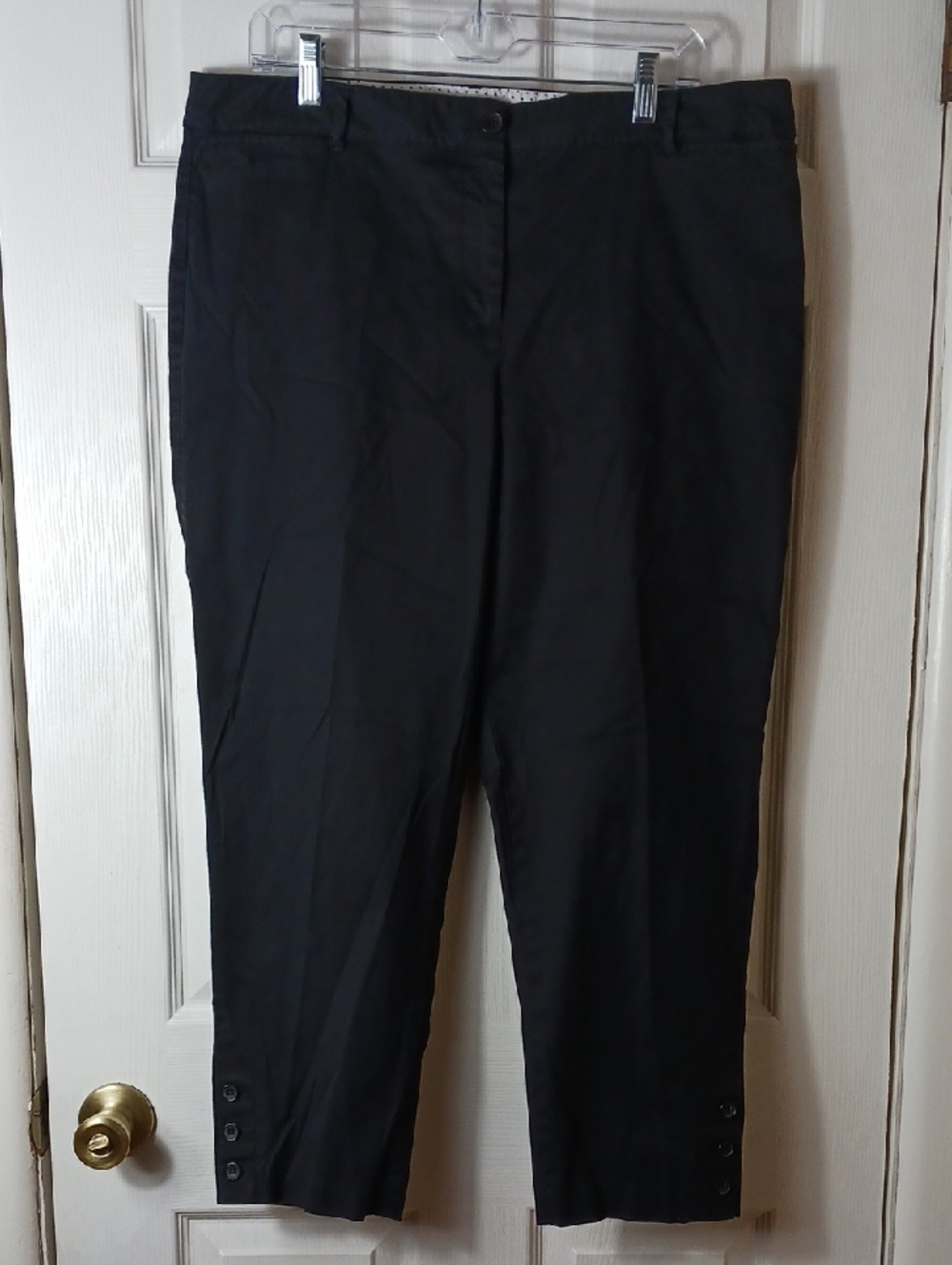 Talbots Perfect Crop Pants Stretch Comfort Chic Size 16